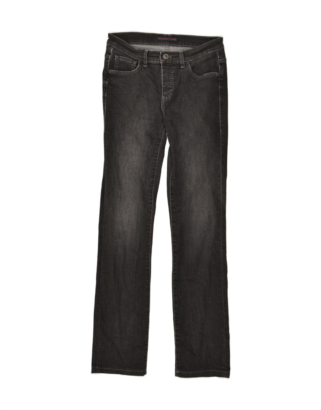 TRUSSARDI Womens Slim Jeans W26 L40 Black Cotton | Vintage Trussardi | Thrift | Second-Hand Trussardi | Used Clothing | Messina Hembry 