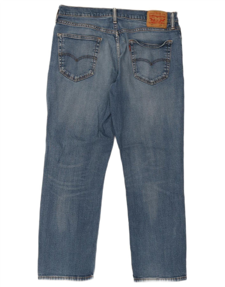 Levi's Herre 541 Straight Jeans W34 L30 Blå Bomuld