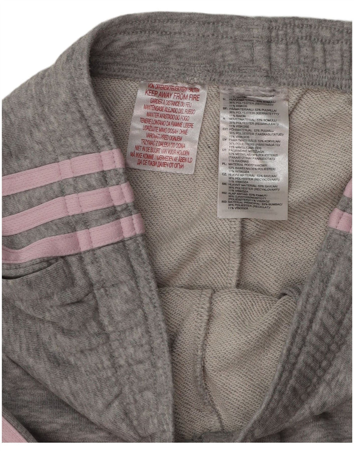 ADIDAS Træningsdragt til kvinder Joggers UK 8 Small Grey Bomuld