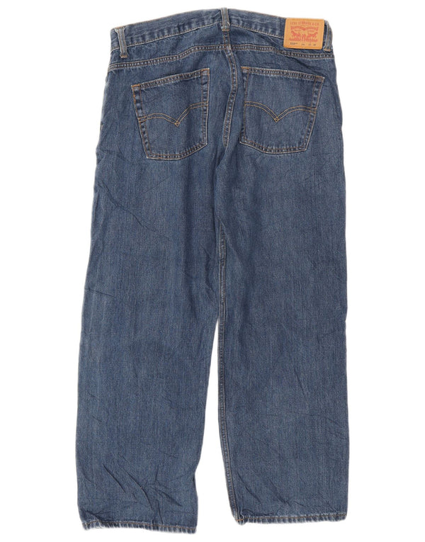 Levi's Girls 550 Relaxed Fit Straight Jeans 13-14 år W33 L28 Navy Blue