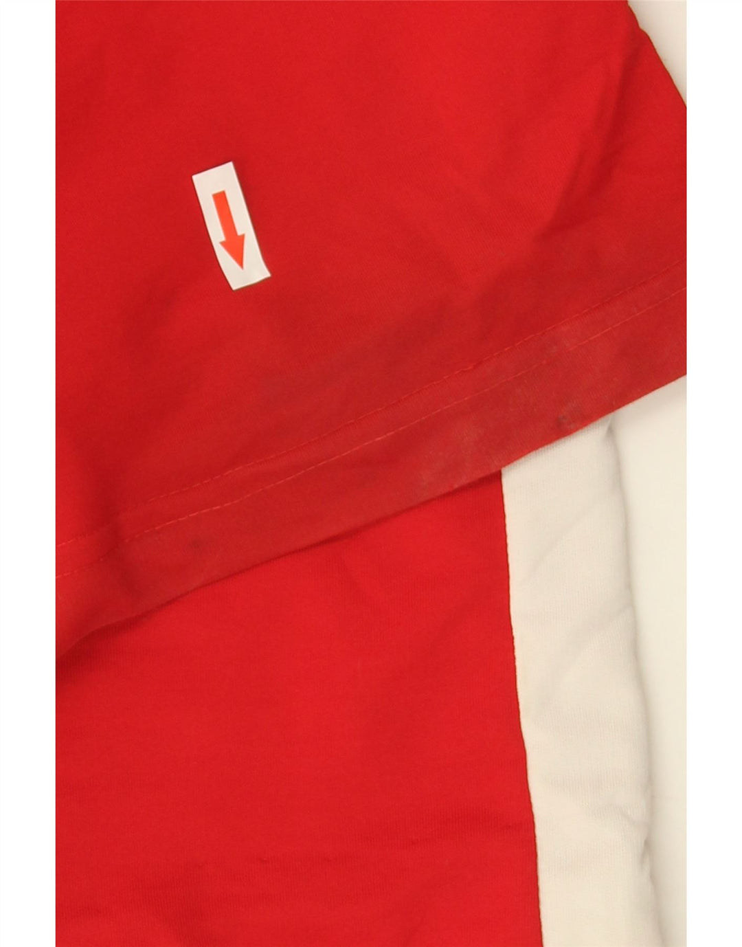 Zara Træningsdragtsbukser til mænd Large Rød Colourblock Polyester