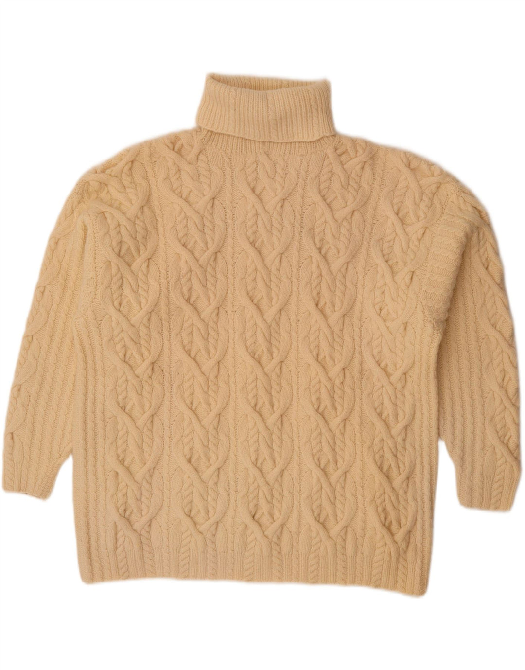 Banana Republic Dame Rullehals Sweater UK 14 Medium Beige
