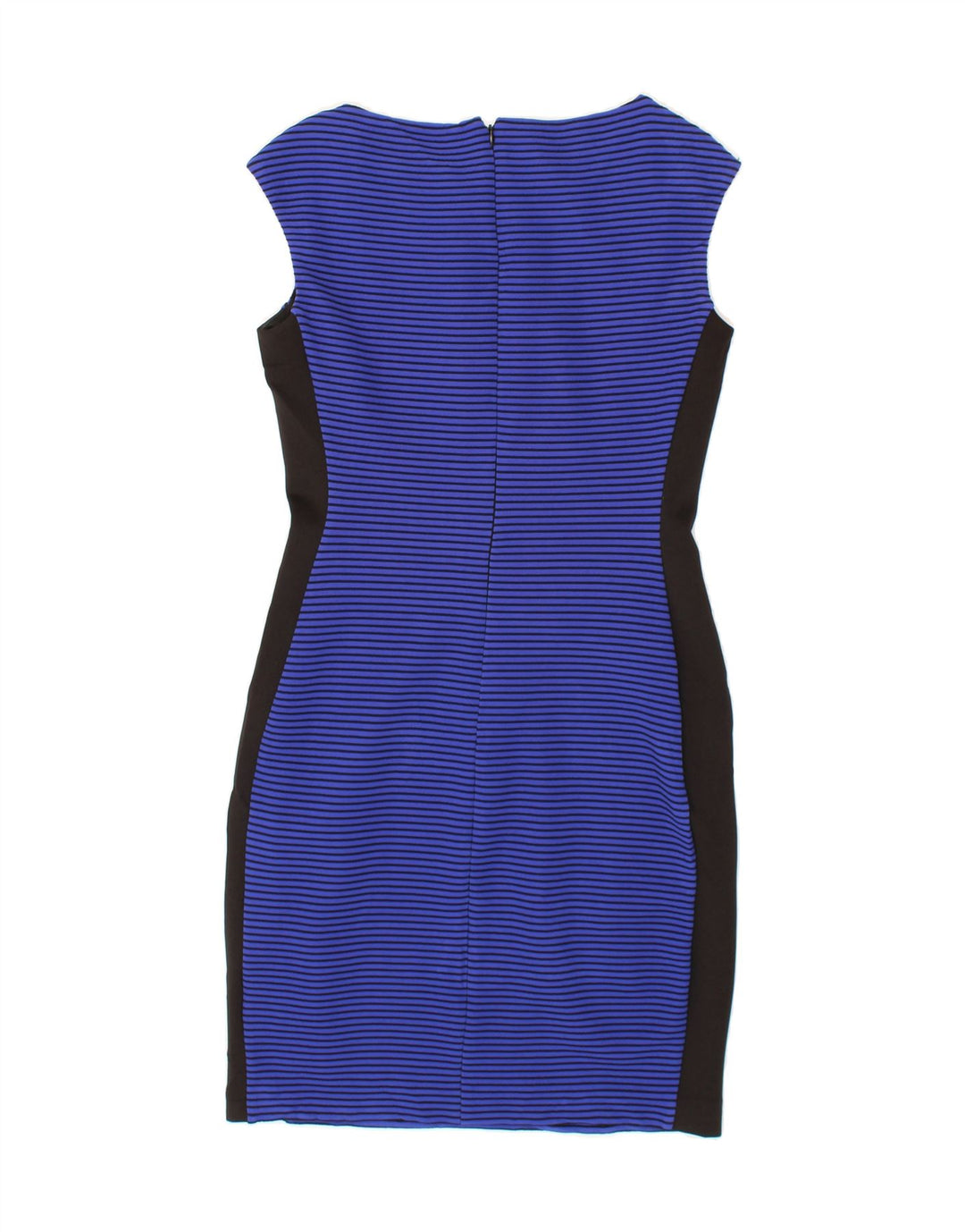 CHAPS Womens Sleeveless Bodycon Dress US 4 Small Blue Striped Polyester Vintage Chaps and Second-Hand Chaps from Messina Hembry 