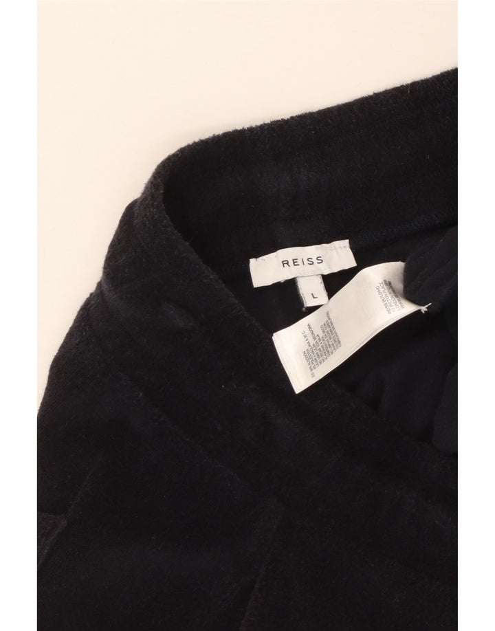 REISS Sportshorts til mænd, store sorte bomuld