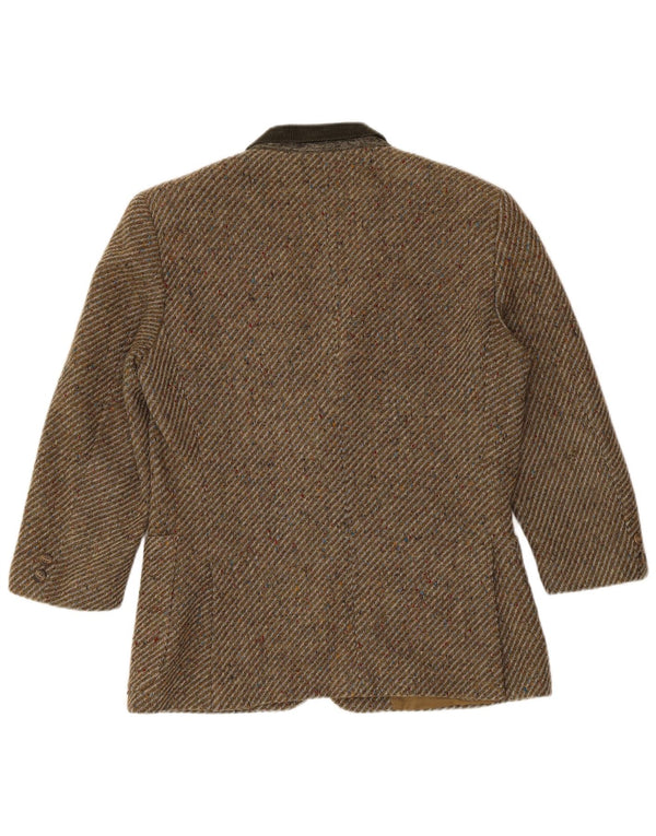 Valentino Dame 2 Button Blazer Jacket UK 16 Large Khaki Sildeben