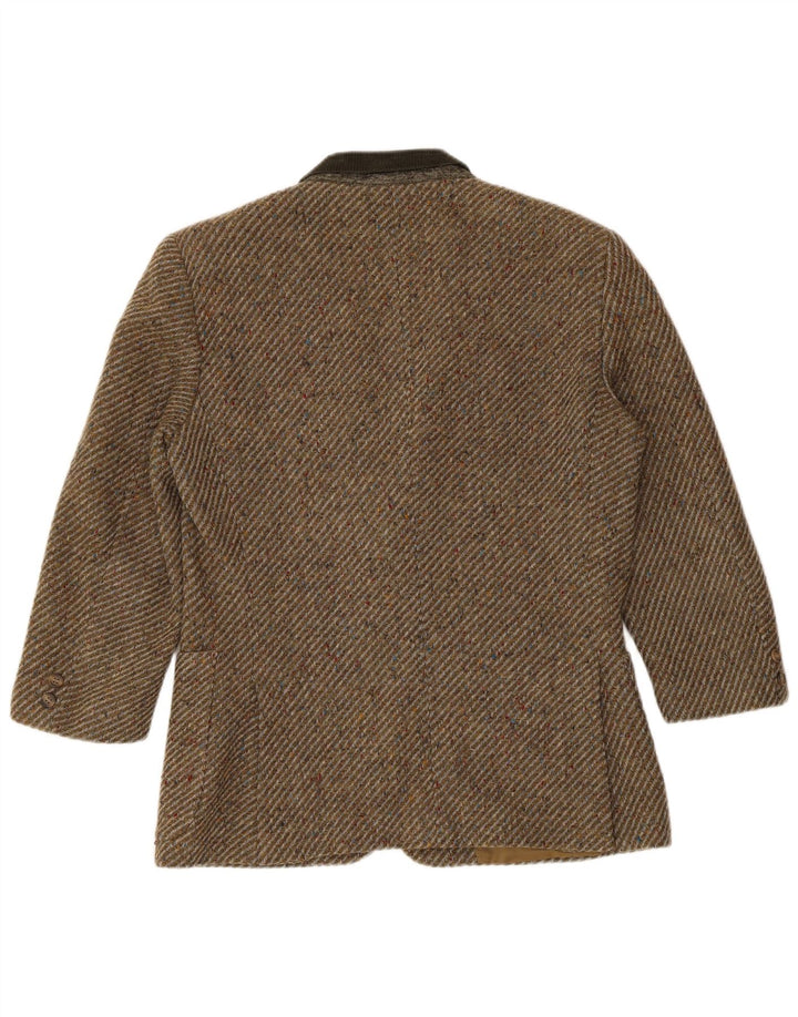 Valentino Dame 2 Button Blazer Jacket UK 16 Large Khaki Sildeben