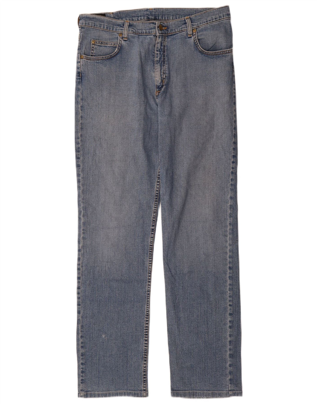 Lee Mens Brooklyn Straight Jeans W36 L36 Blå Bomuld