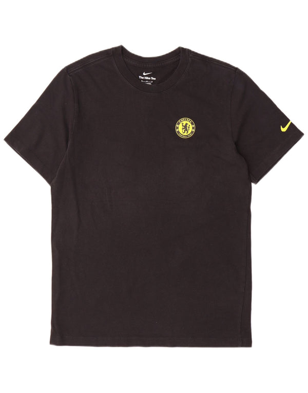 Nike Herre Chelsea FC T-shirt Top Medium Sort Bomuld