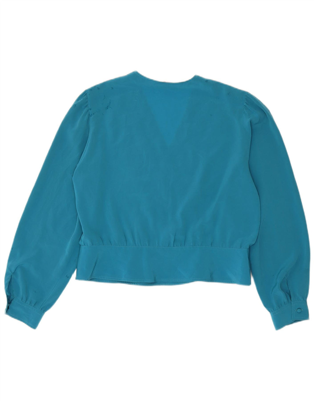 Icam Dame Crop Shirt Bluse IT 50 XL Blå Polyester
