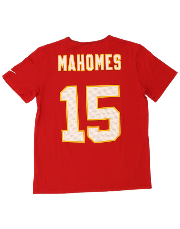 Nike Herre Kansas City Chiefs Grafisk T-Shirt Top Stor Rød Bomuld