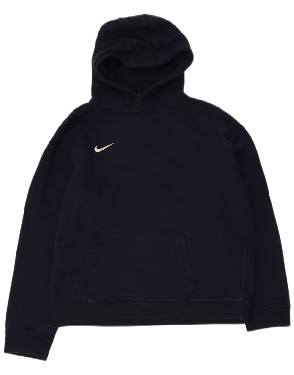 Nike drenge hættetrøje 13-14 år XL marineblå bomuld