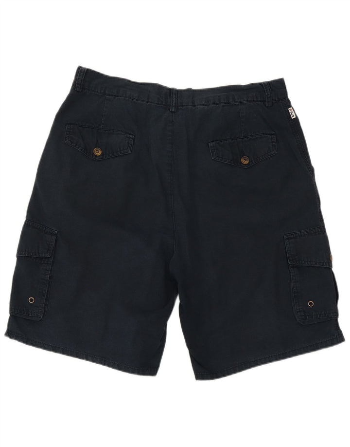 FILA Herre Cargo Shorts IT 52 XL W36 Marineblå
