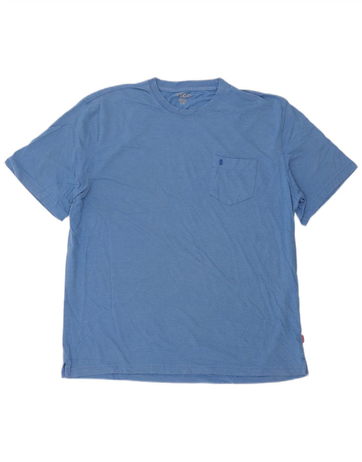 Izod Herre T-Shirt Top Stor Blå