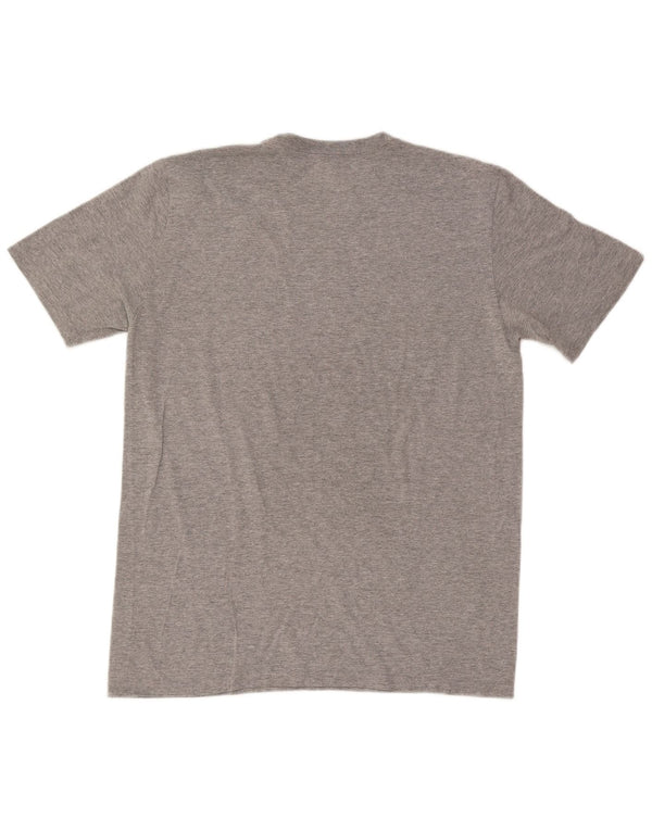 Nike Herre Regular Fit Grafisk T-Shirt Top Stor Grå Flecked