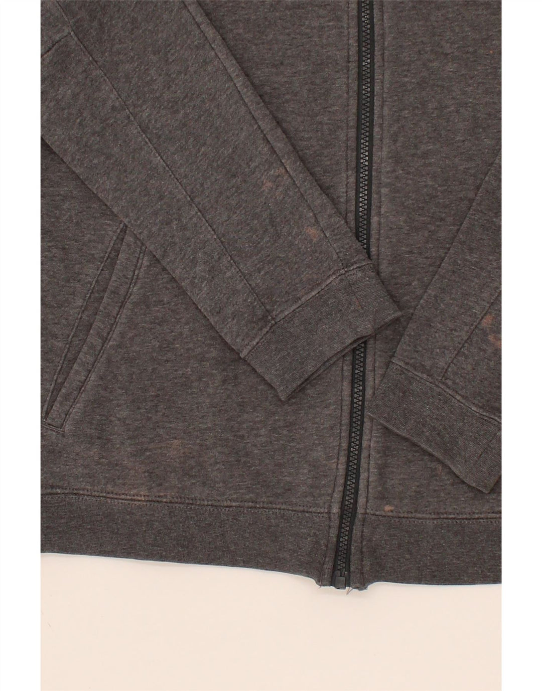 NIKE Mens Tracksuit Top Jacket Small Grey Cotton Vintage Nike and Second-Hand Nike from Messina Hembry 