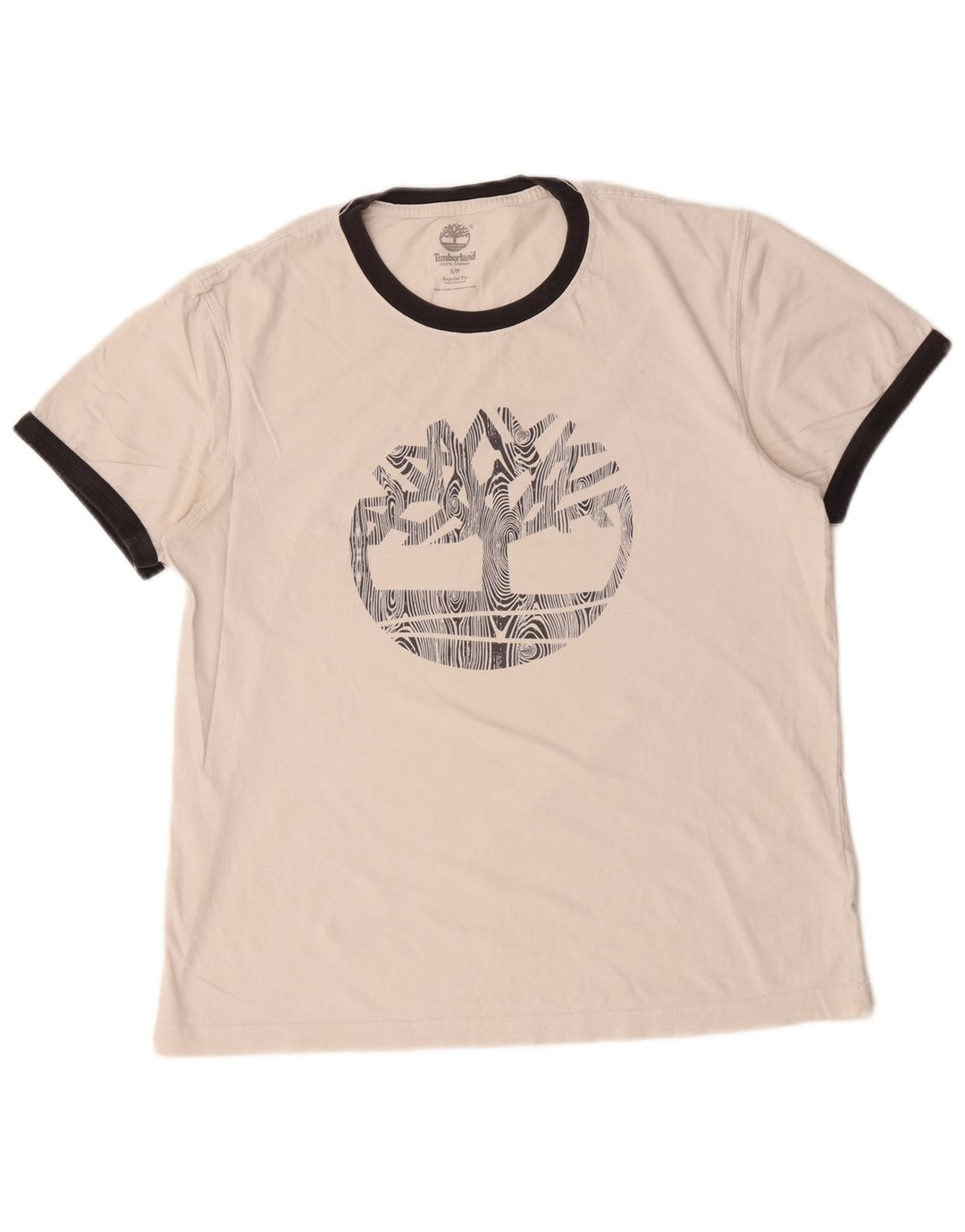 Timberland Herre Regular Fit grafisk T-shirt top lille hvid bomuld