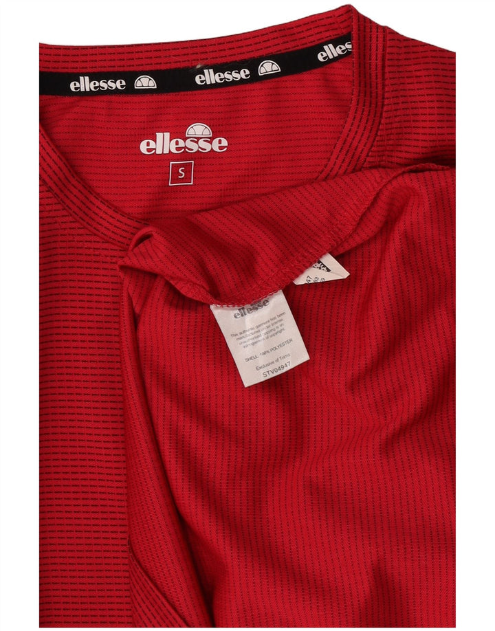 Ellesse Herre T-Shirt Top Lille rødstribet polyester