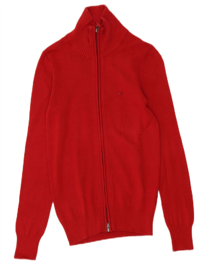 Tommy Hilfiger Herre Cardigan Sweater Lille Rød Bomuld