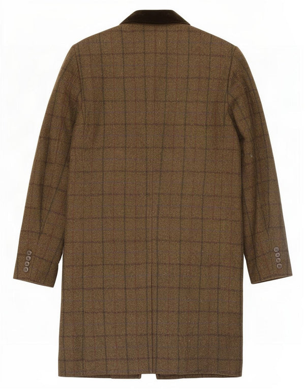 Marks & Spencer Herre Overfrakke UK 38 Medium Khaki Ternet Uld