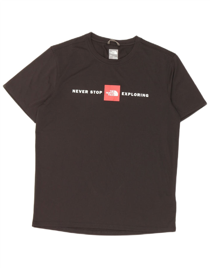 The North Face Herre grafisk T-shirt Top Lille sort polyester