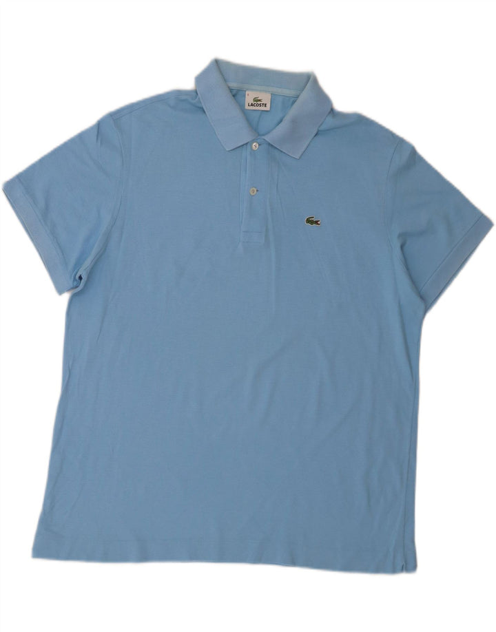 Lacoste herre poloskjorte str. 6 XL Blå bomuld