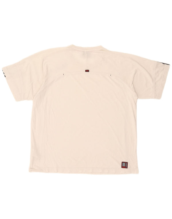 Adidas Herre T-Shirt Top XL Hvid Bomuld