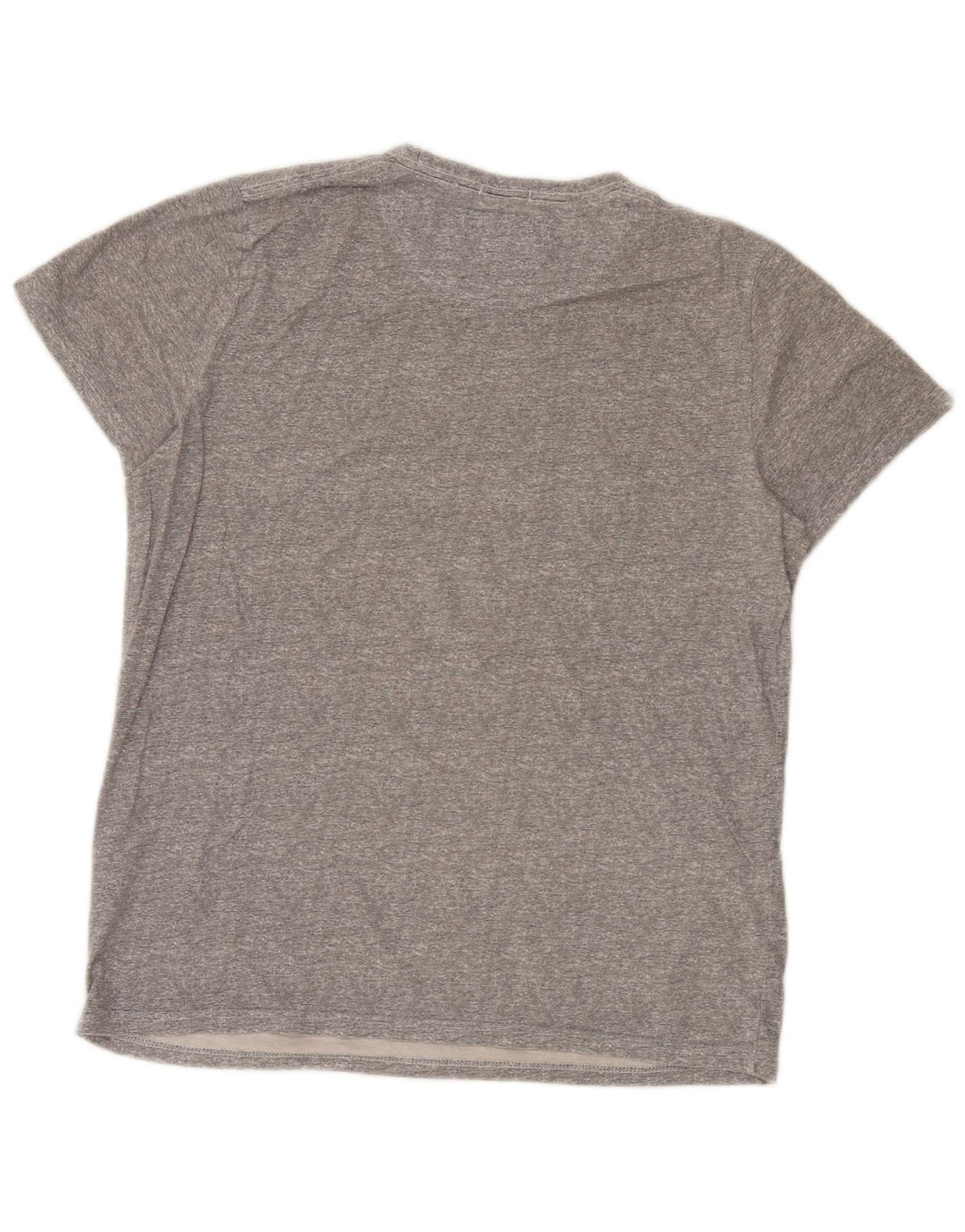 Hollister Herre grafisk T-shirt Top mellemgrå bomuld