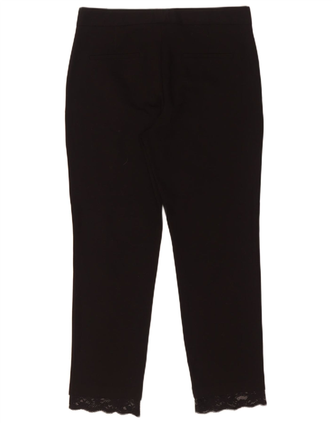 Zara Dame Slim Chino Bukser Medium W28 L26 Sort Bomuld