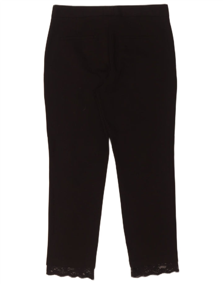 Zara Dame Slim Chino Bukser Medium W28 L26 Sort Bomuld