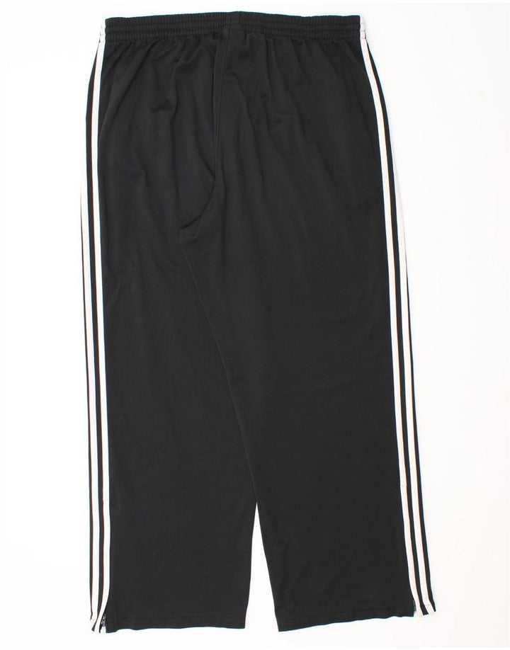 Adidas fuld træningsdragt til mænd, stor sort polyester