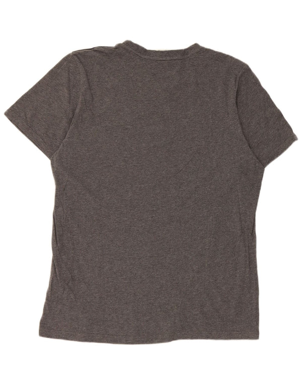 Adidas Herre T-Shirt Top Stor Grå Bomuld