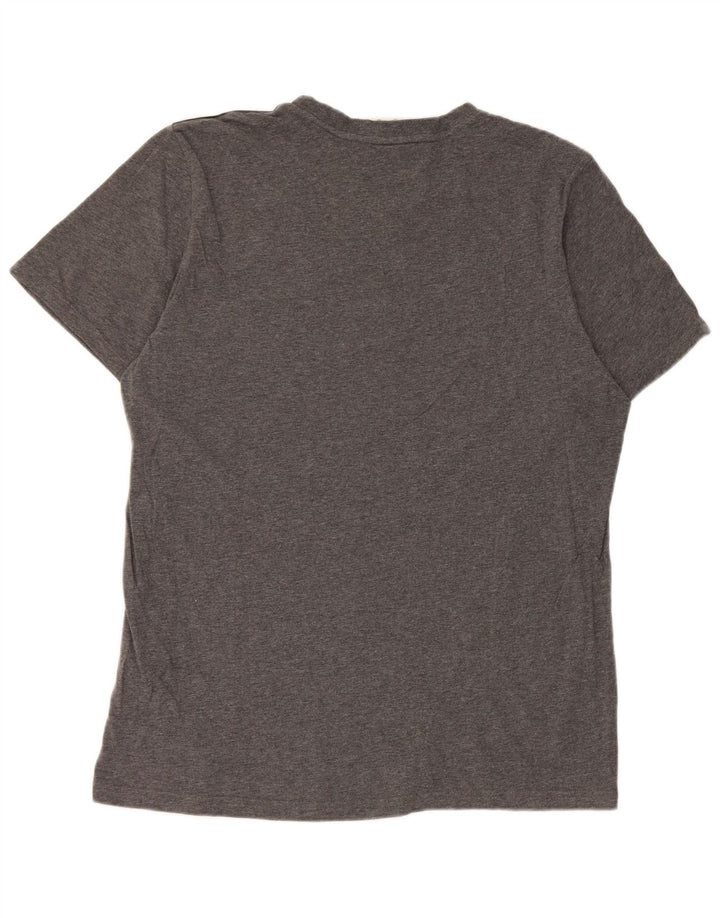 Adidas Herre T-Shirt Top Stor Grå Bomuld