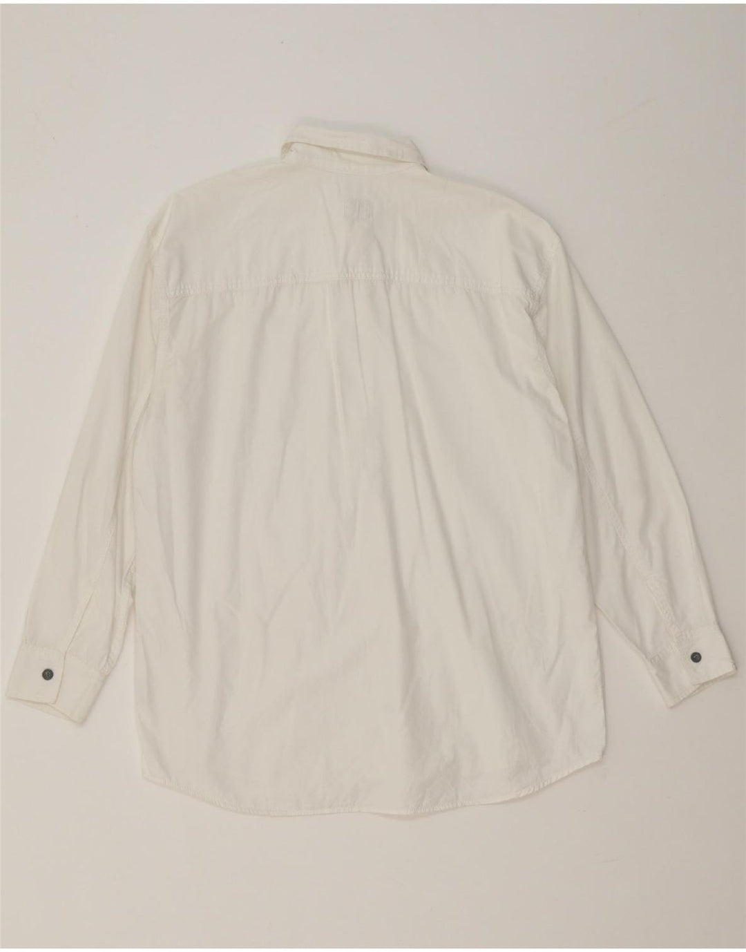 CALVIN KLEIN JEANS Mens Shirt Large White Vintage Calvin Klein Jeans and Second-Hand Calvin Klein Jeans from Messina Hembry 