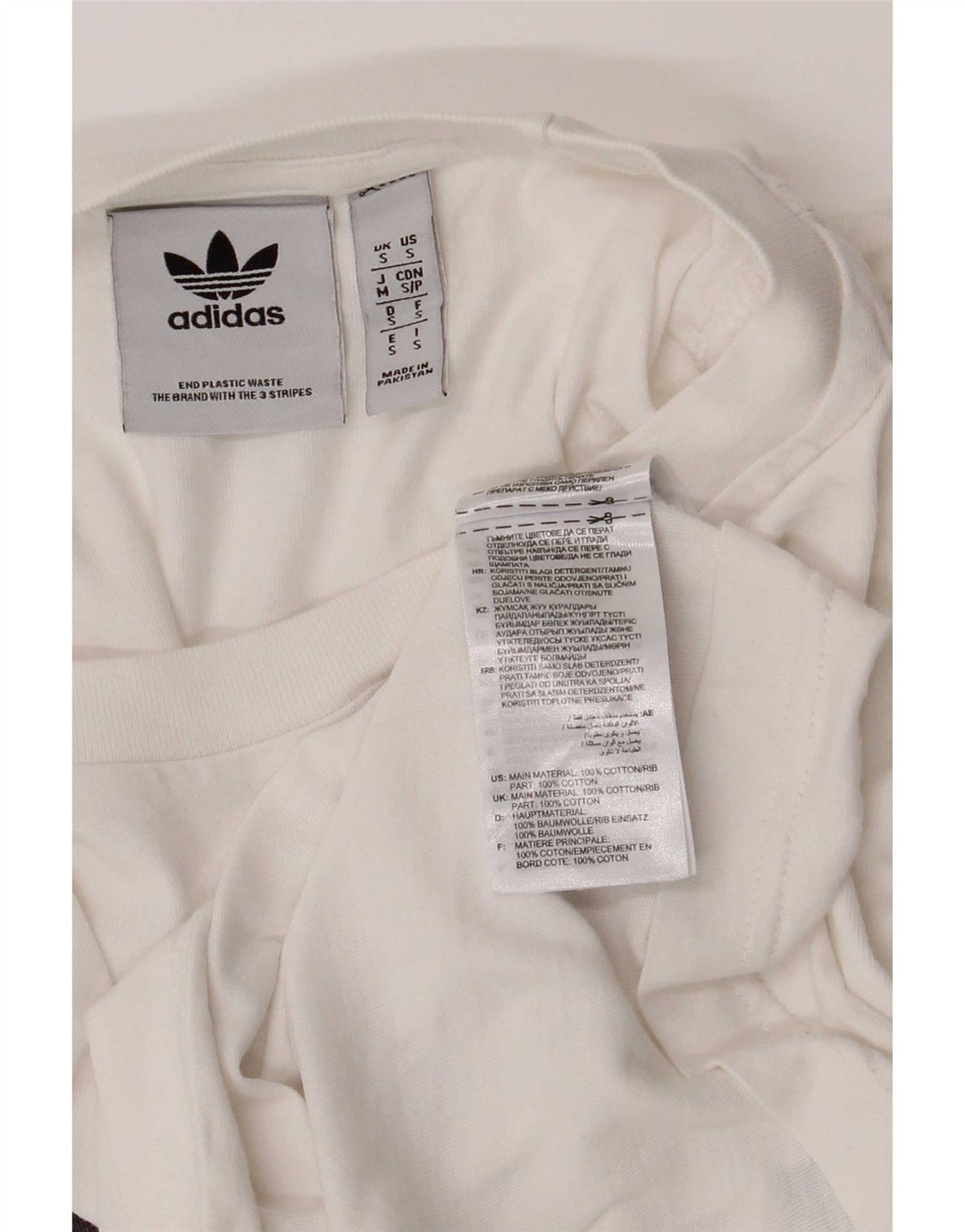 Adidas Grafisk T-shirt top til mænd, lille hvid bomuld