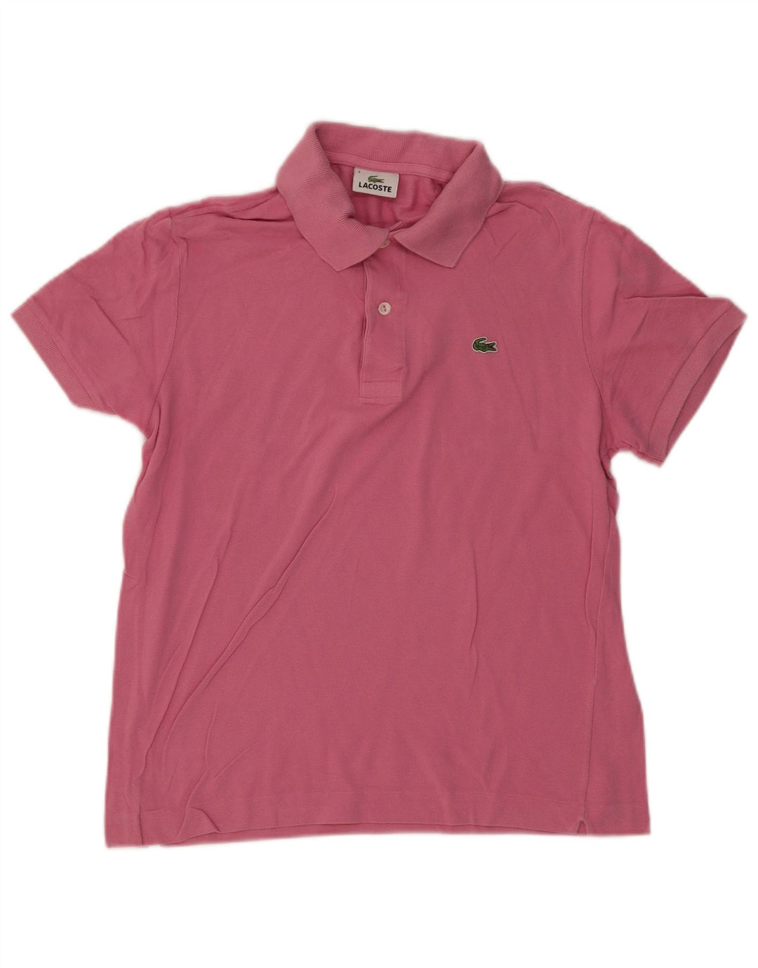 LACOSTE Poloshirt til mænd størrelse 4 Medium Pink Bomuld