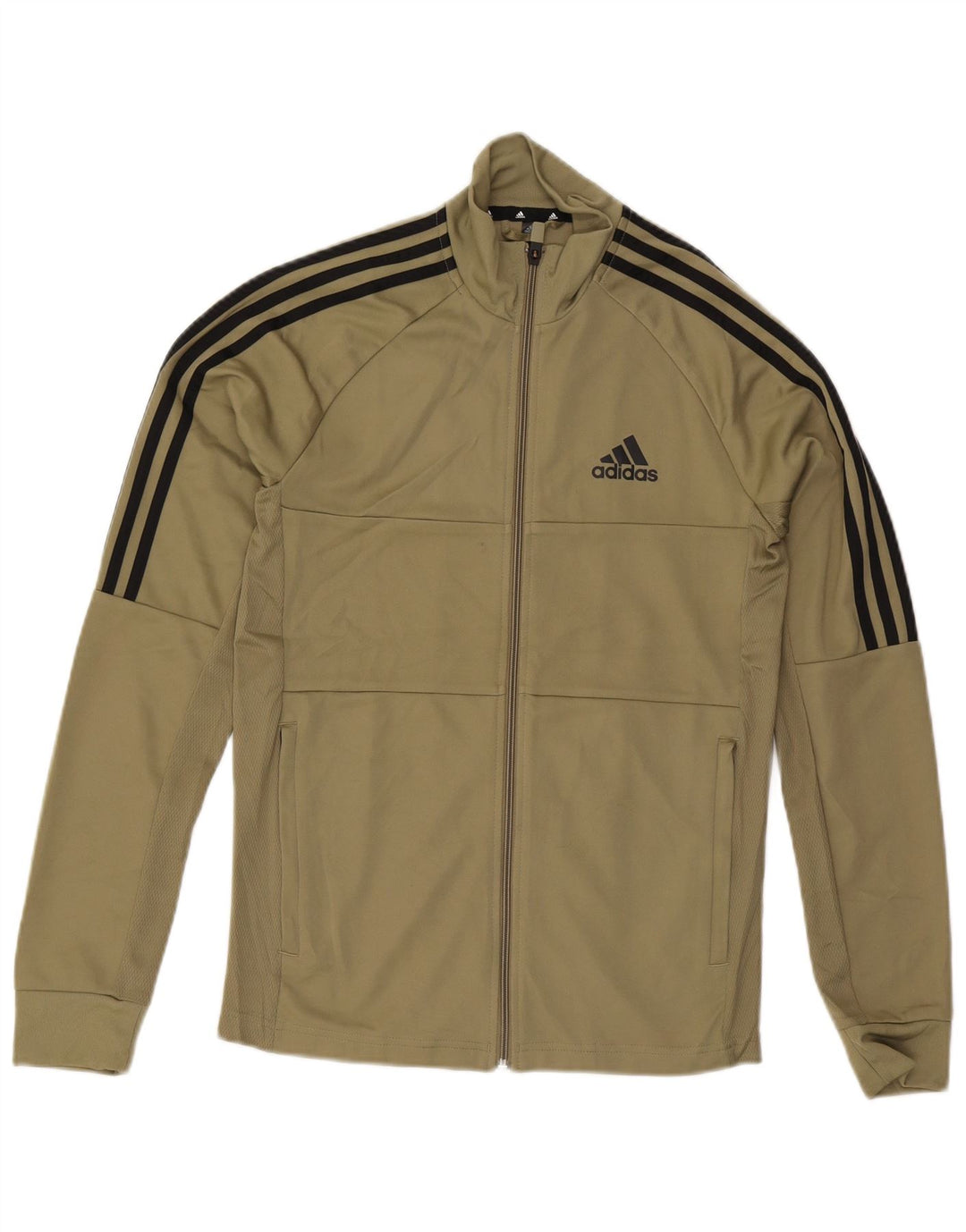 ADIDAS Aeroready træningsjakke til mænd, lille Khaki Polyester