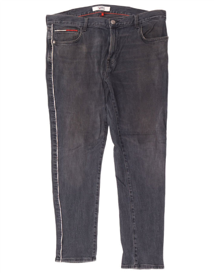 Tommy Hilfiger Herre Slim Jeans W38 L32 Blå Bomuld