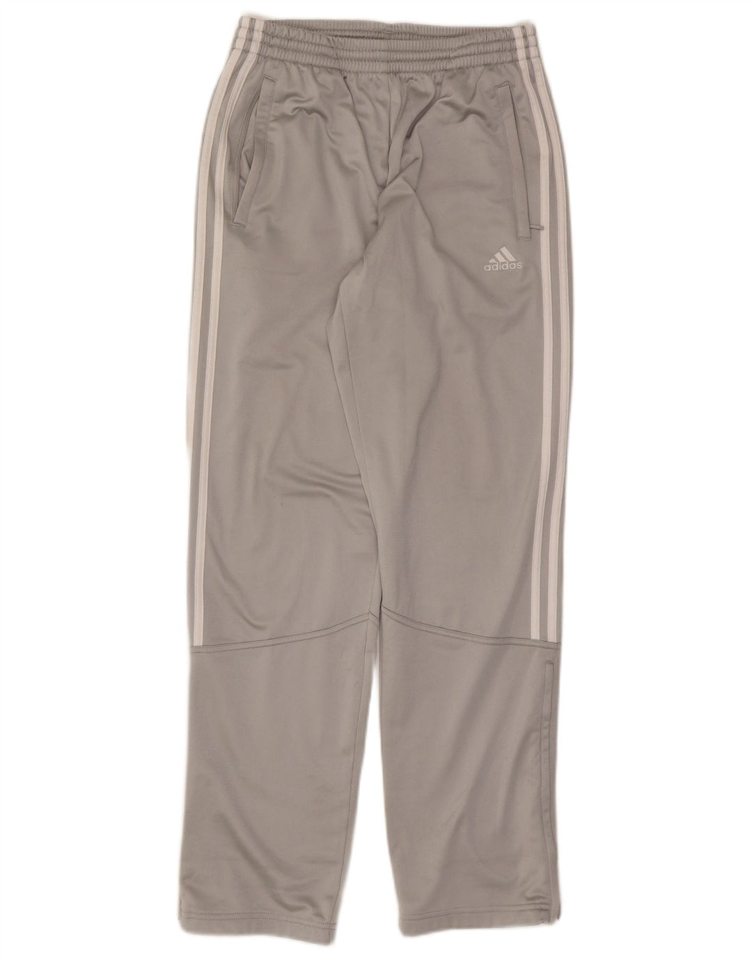 Adidas fuld træningsdragt til mænd UK 36/38 Small Grey Colourblock Polyester