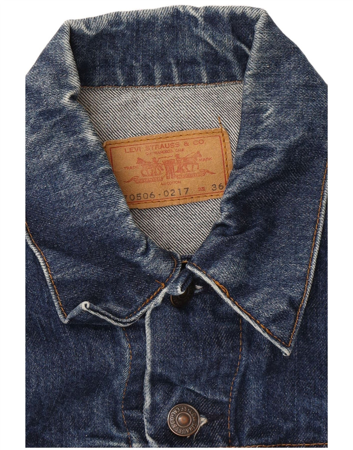 LEVI'S Dame denimjakke EU 36 Lille Blå
