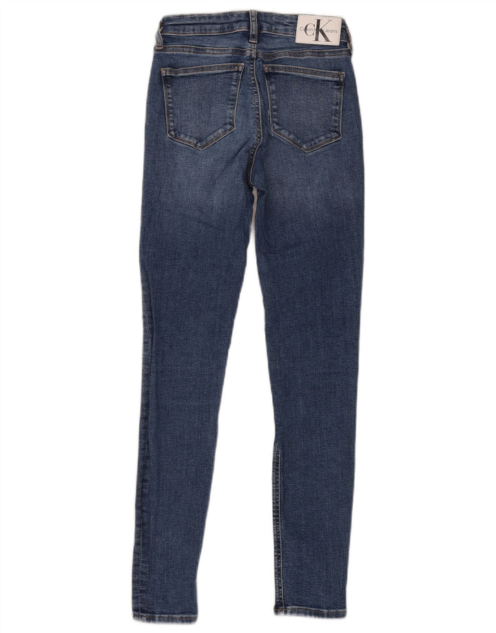 Calvin Klein Dame Skinny Jeans W25 L30 Blå
