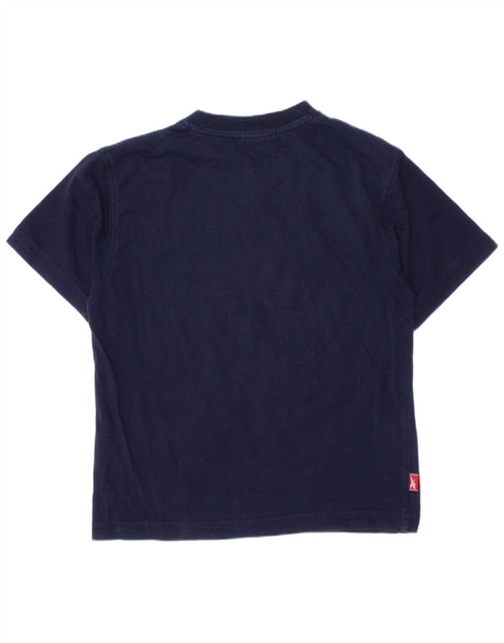 Reebok Boys Grafisk T-Shirt Top 5-6 år Marineblå