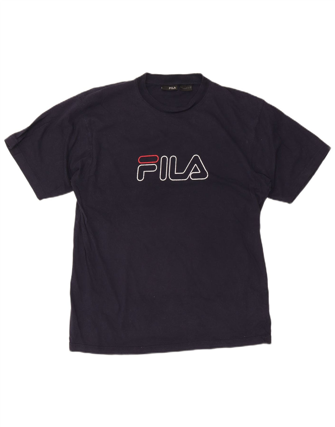 Fila Herre Grafisk T-Shirt Top Stor Marineblå