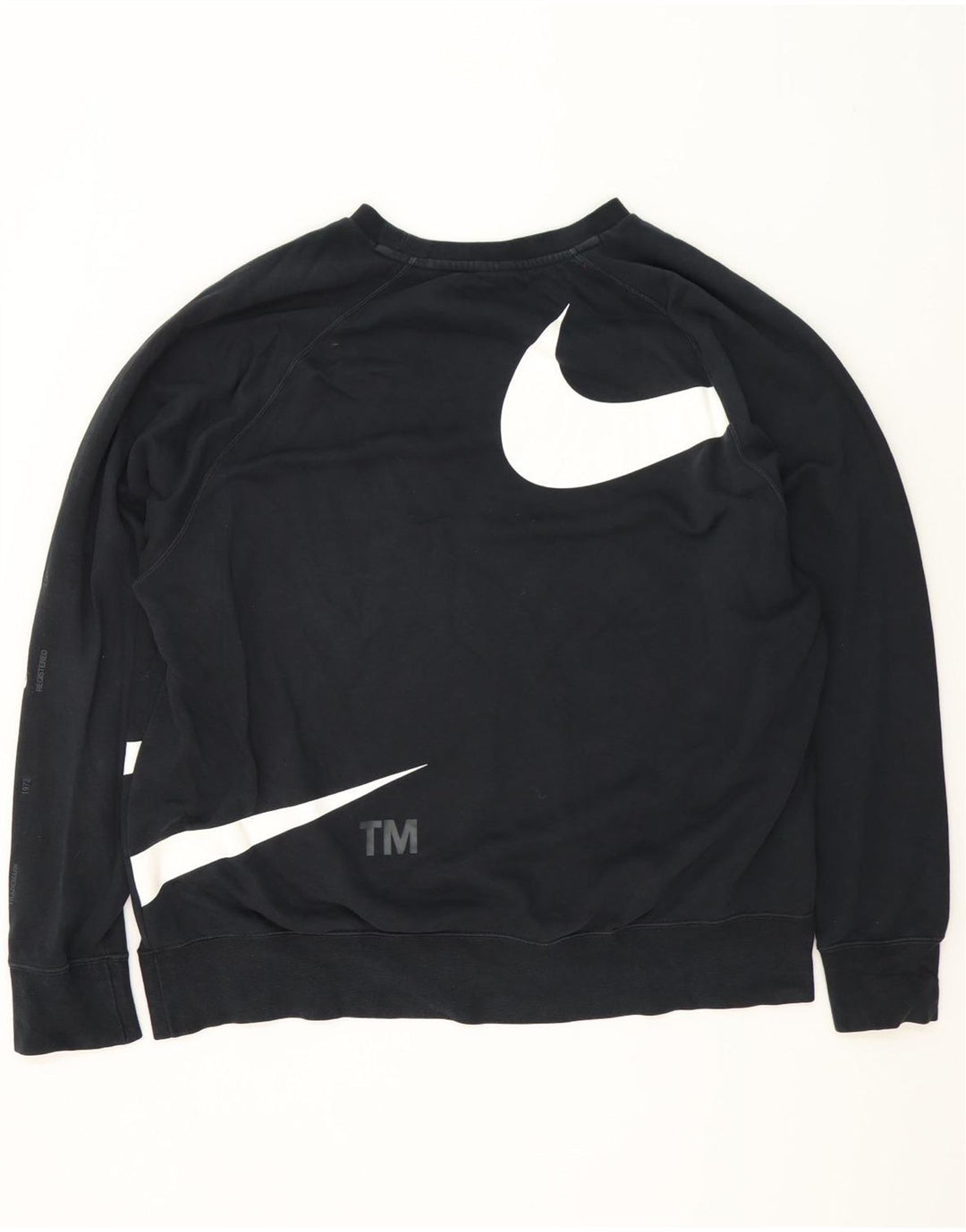 Nike grafisk sweatshirt til mænd 2XL sort bomuld