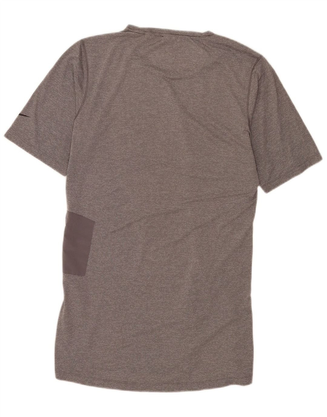 Nike herre Dri Fit T-shirt top mellemgrå polyester