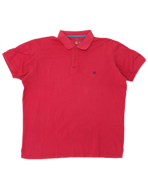 Harmont & Blaine Polo Shirt til mænd 2XL Pink Bomuld