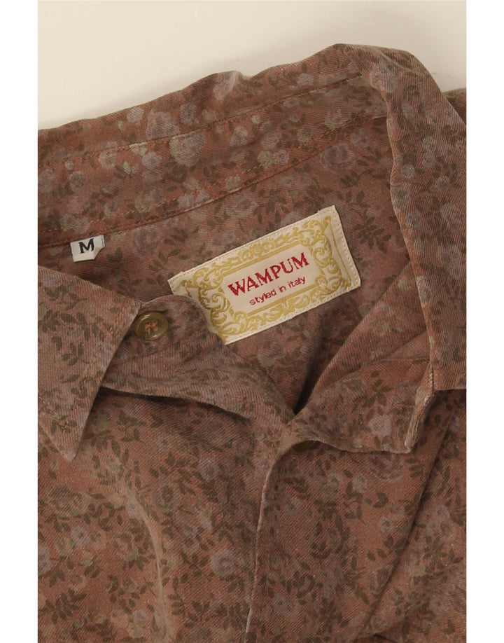 Wampum Herreskjorte Medium Brun Floral