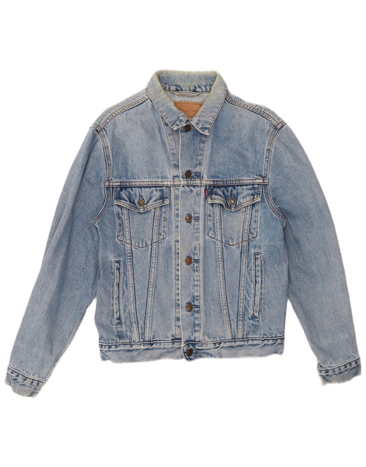 LEVI'S Boys Denim Jacket 11-12 Years Small Blue Cotton