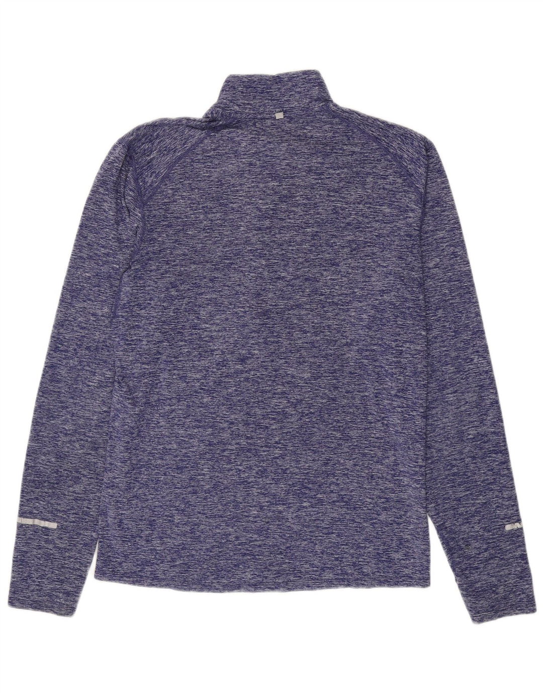 Nike Herre Dri Fit Pullover med lynlåsudskæring Træningsdragt Top Lille Lilla Flecked