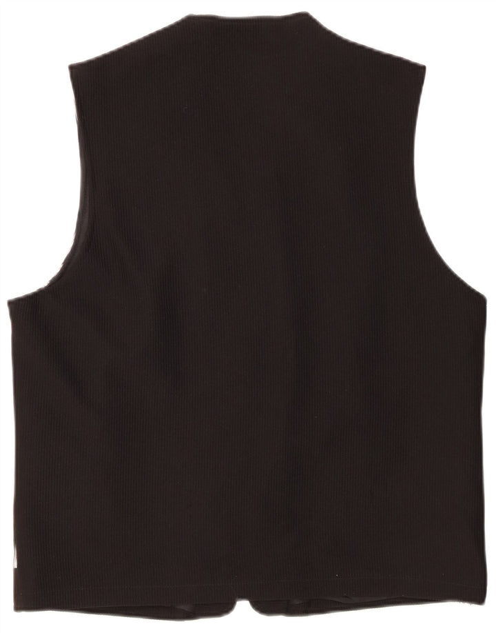 TIMEOUT Herrevest Lille sortstribet polyester