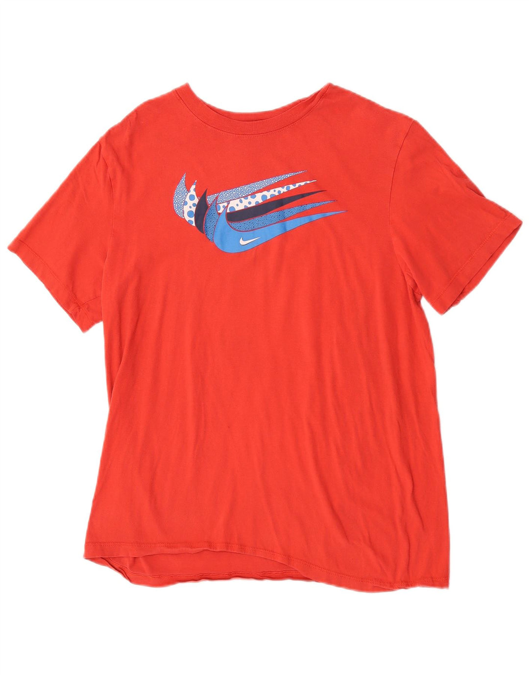 Nike grafisk t-shirt til mænd, medium rød bomuld